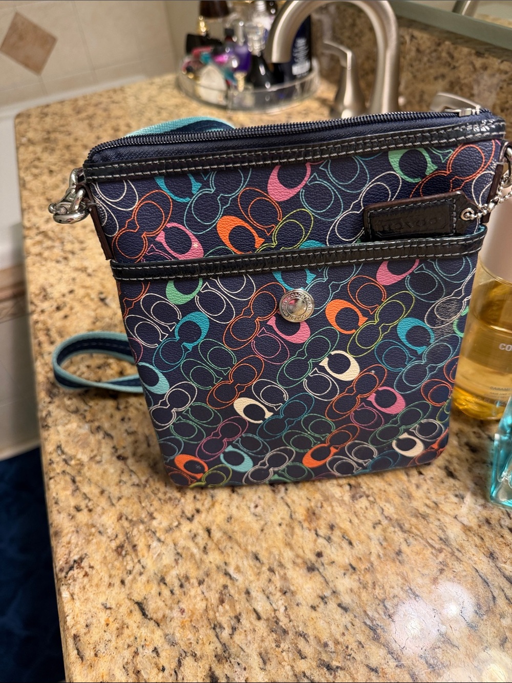 Coach Colorful Patterned Shoulder Bag - Picture 3 of 7